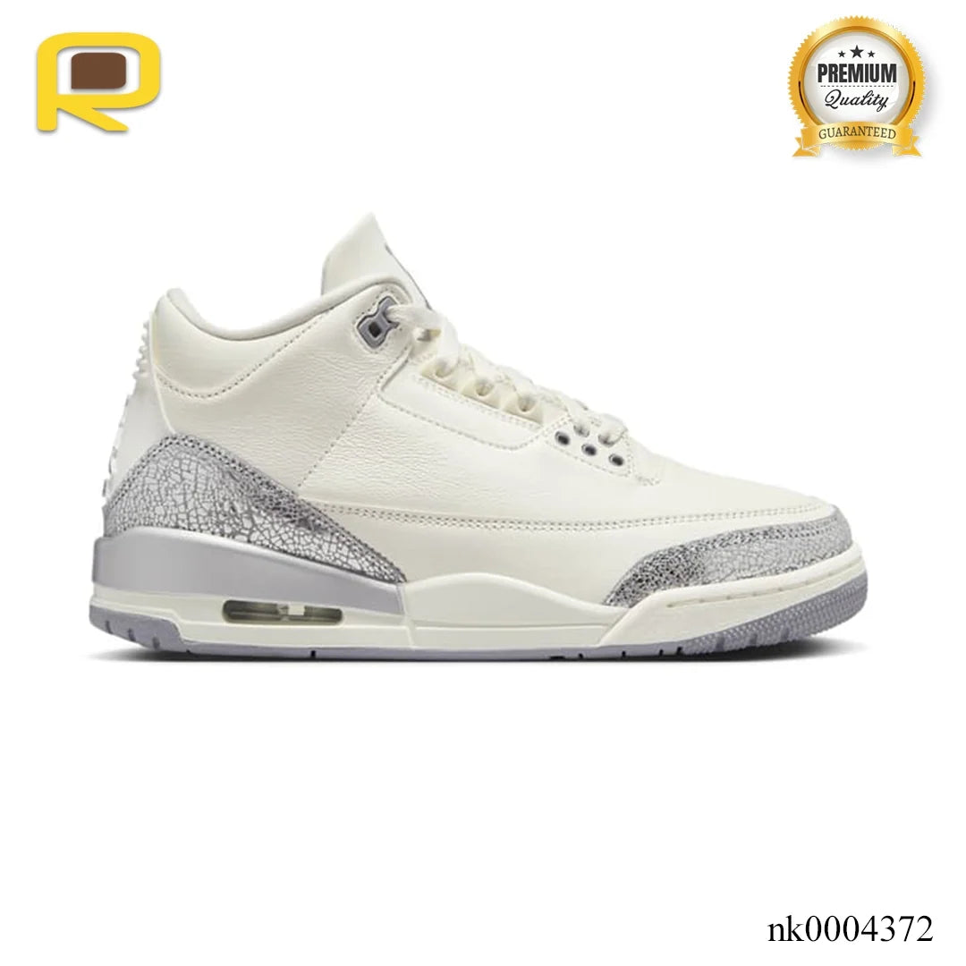 AJ 3 Sail/Metallic Silver Shoes Sneakers – nk0004372 image 0
