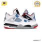AJ 4 Retro What The Shoes Sneakers - nk0000137 image 0