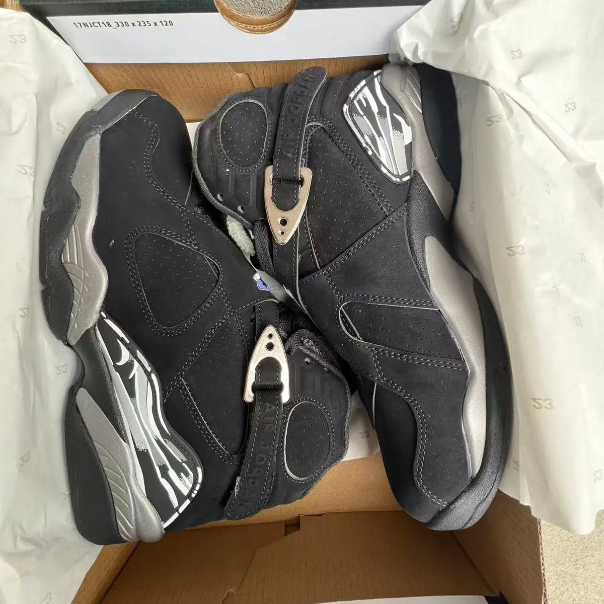 AJ 8 Chrome Shoes Sneakers – nk0004038 image 8