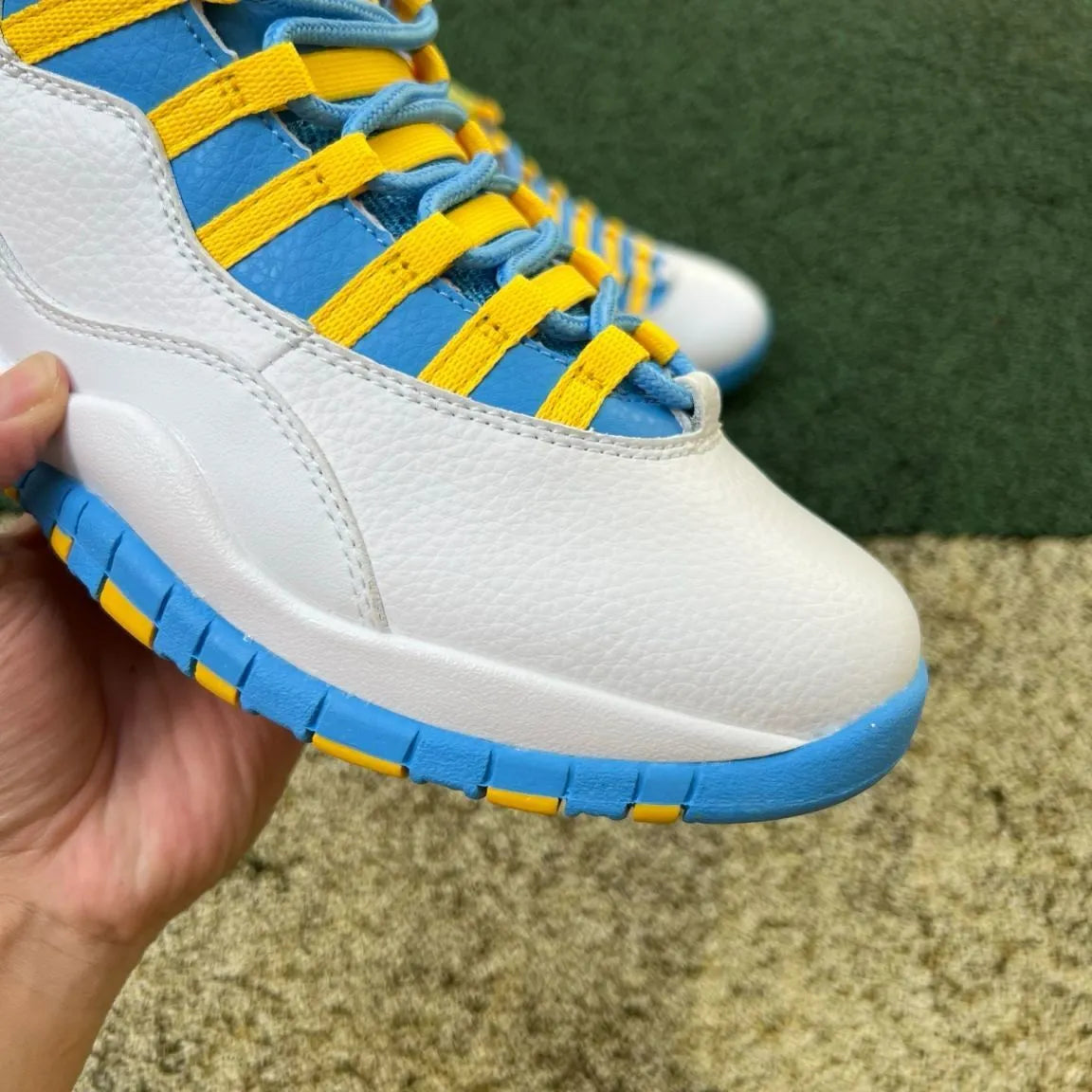 AJ 10 Carolina Blue Yellow Shoes Sneakers – nk0004714 image 10
