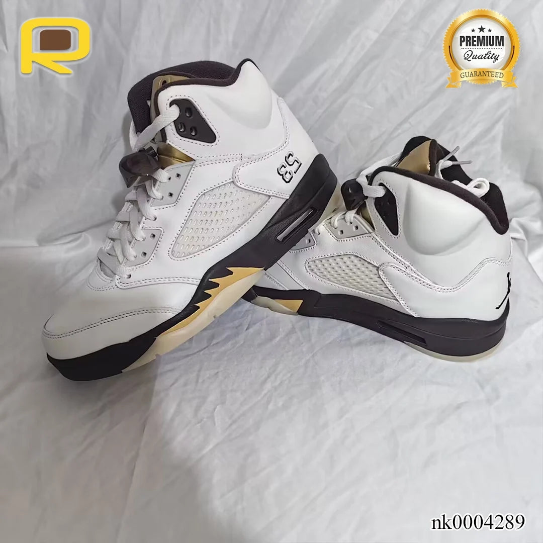 AJ 5 Earth/Golden Ticket Shoes Sneakers - nk0004289 image 8