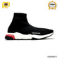 BLCG Speed Clear Sole Black Red Shoes Sneakers - bl0000031 image 0
