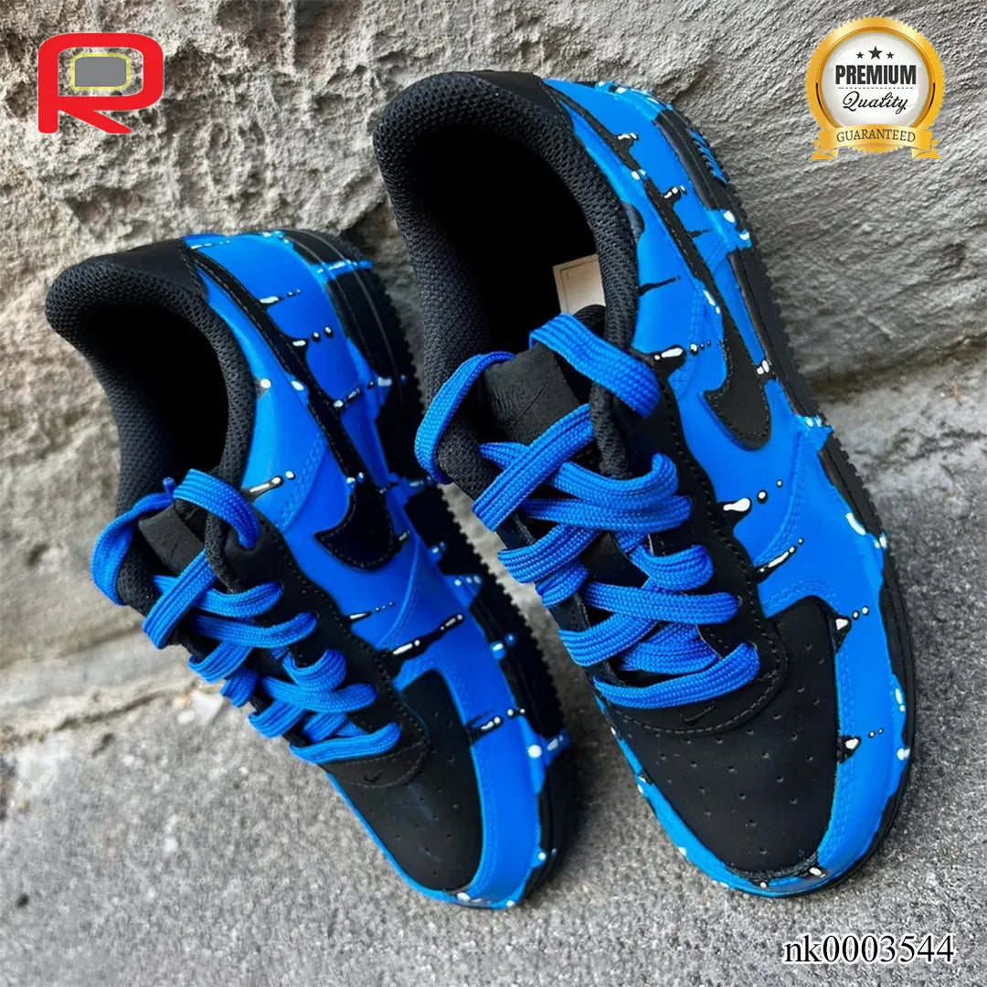AF 1 Blue Drops Custom Shoes Sneakers - nk0003544 image 3