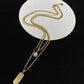 McQueen Logo Plaque Chain Necklace - MC0008 image 0