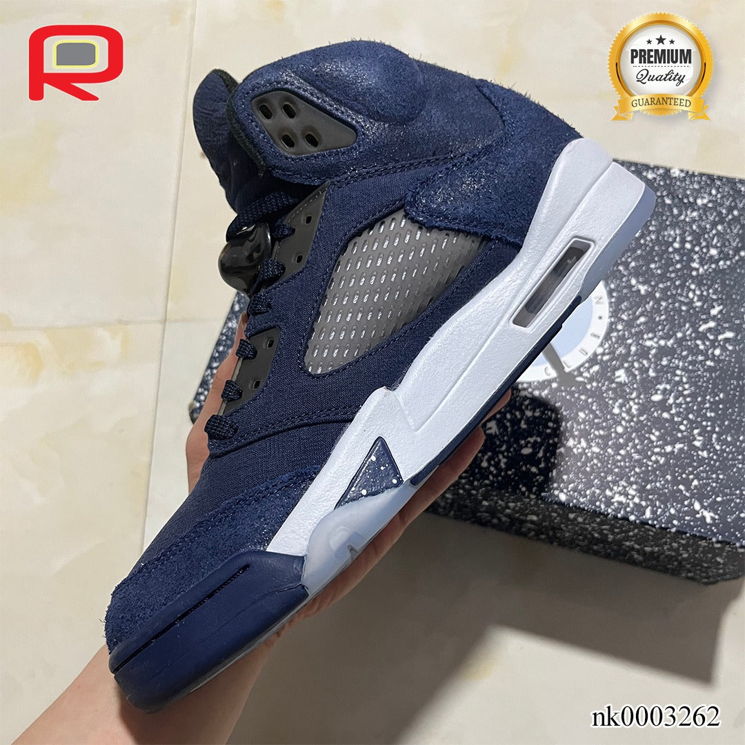 AJ 5 Midnight Navy Shoes Sneakers - nk0003262 image 7