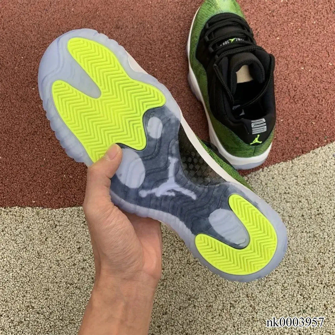 AJ 11 Low Green Snakeskin Shoes Sneakers - nk0003957 image 12