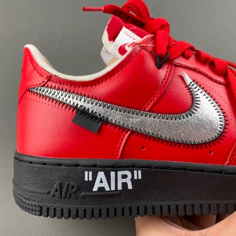 OW x AF 1 Low Crimson Sample Shoes Sneaker - nk0004572 image 11
