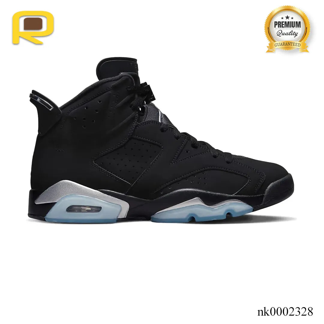 AJ 6 Retro Metallic Silver Shoes Sneakers - nk0002328 image 0
