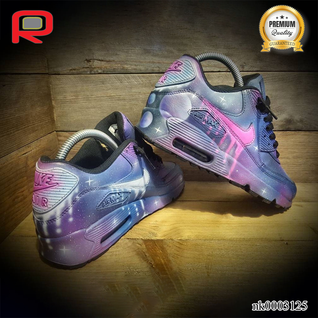 AM 90 Galaxy Custom Shoes Sneakers - nk0003125 image 3