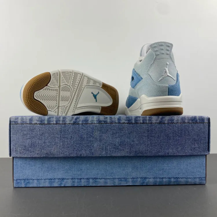 AJ 4 Denim Worn Blue Shoes Sneakers – nk0004418 image 6