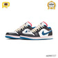 AJ 1 Low SE Black Industrial Blue Shoes Sneakers - nk0003327 image 2