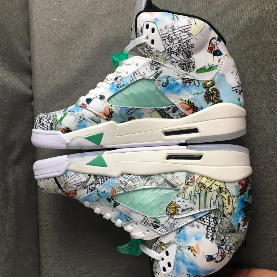 AJ 5 Retro Wings Shoes Sneakers - nk0000601 image 6