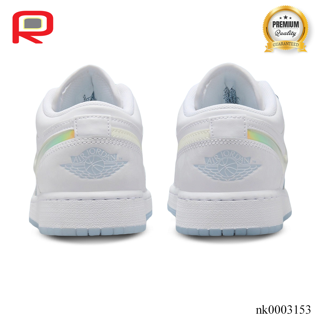 AJ 1 Low Glitter Swoosh Shoes Sneakers - nk0003153 image 5