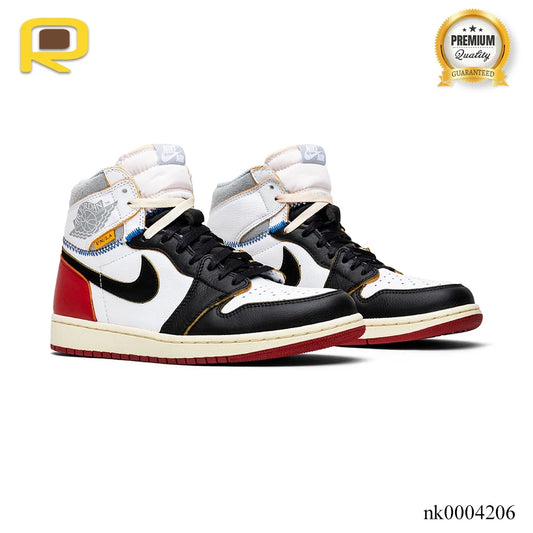 AJ 1 Retro High Union LA Black Toe Shoes Sneakers - nk0004206 image 2