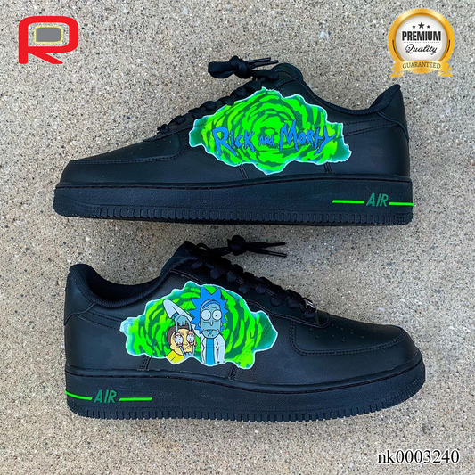 AF 1 Rick & Morty 2 Custom Shoes Sneakers - nk0003240 image 0