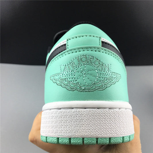 AJ 1 Low Emerald Toe Shoes Sneakers - nk0000142 image 2