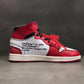 OW x AJ 1 High Chicago Shoes Sneakers – nk000011 image 3