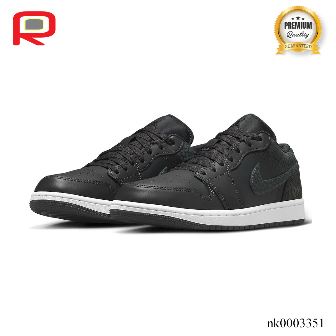 AJ 1 Low SE Black Elephant Shoes Sneakers - nk0003351 image 2