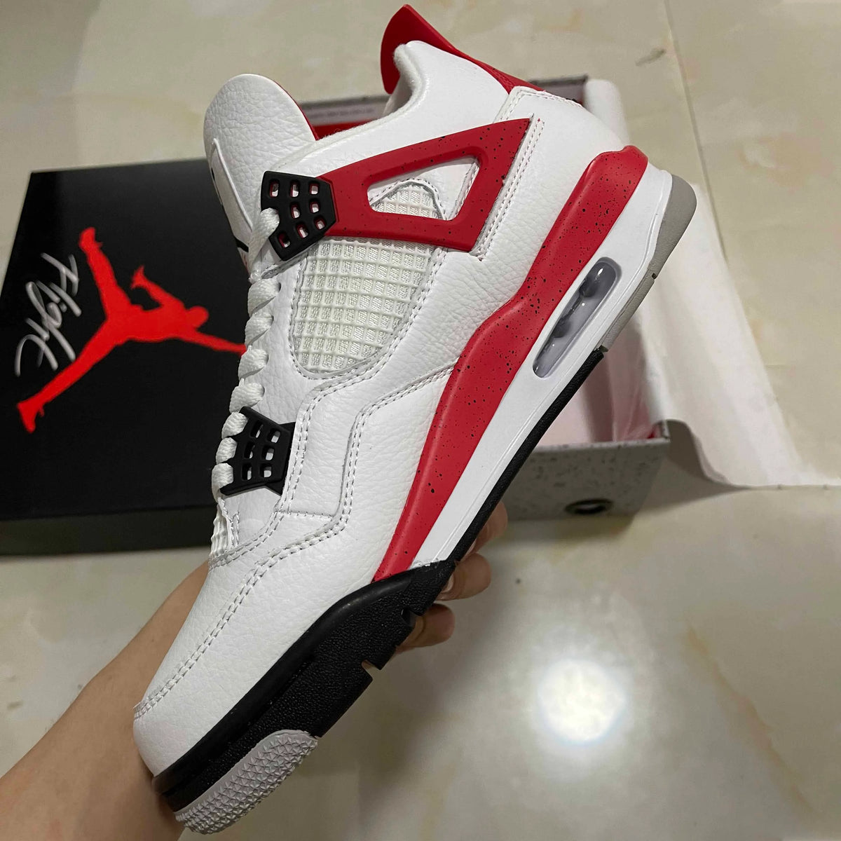 AJ 4 Red Cement 2023 Shoes Sneakers - nk0002988 image 8