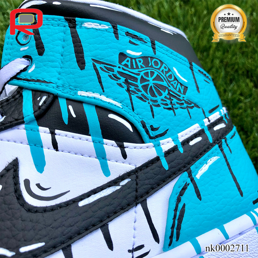 AJ 1 Dippy Sketch Custom Shoes Sneakers - nk0002711 image 2