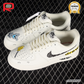 AF 1 07 Low Drew Beige Black Yellow Custom Shoes Sneakers - nk0003006 image 2