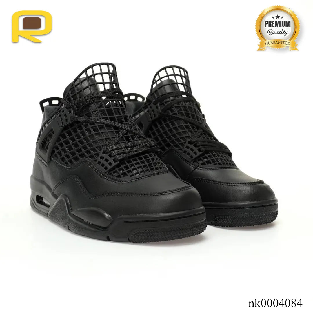 AJ 4 NET Black Shoes Sneakers - nk0004084 image 3
