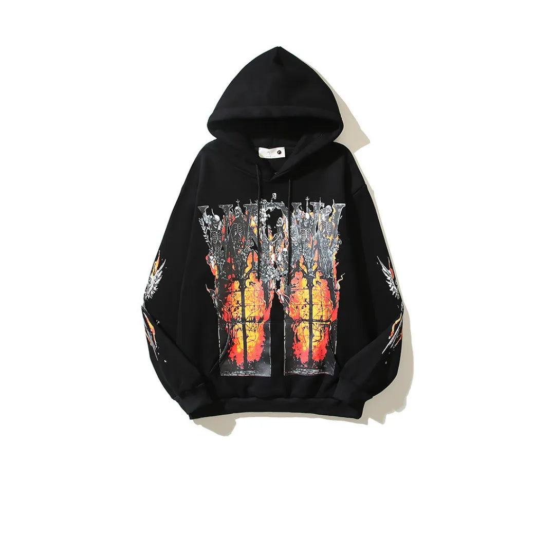 WDW Flames Glass Hoodie - WDW0009 image 0