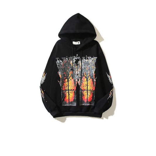 WDW Flames Glass Hoodie - WDW0009 image 0