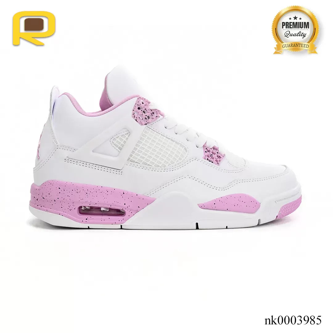 AJ 4 White Pink Oreo Shoes Sneakers - nk0003985 image 1
