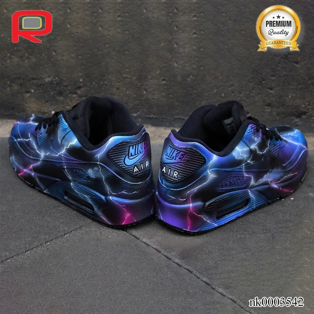 AM 90 Thunderstorm Custom Shoes Sneakers - nk0003542 image 5