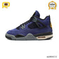 AJ 4 Lakers Shoes Sneakers - nk0004535 image 1