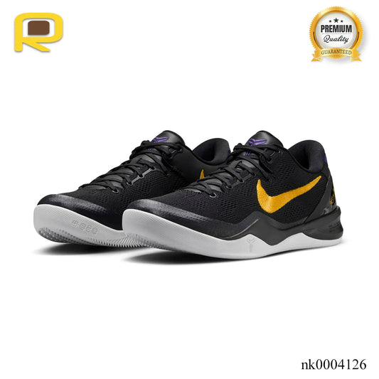 Kobe 8 Protro Black/University Gold Shoes Sneakers - nk0004126 image 2
