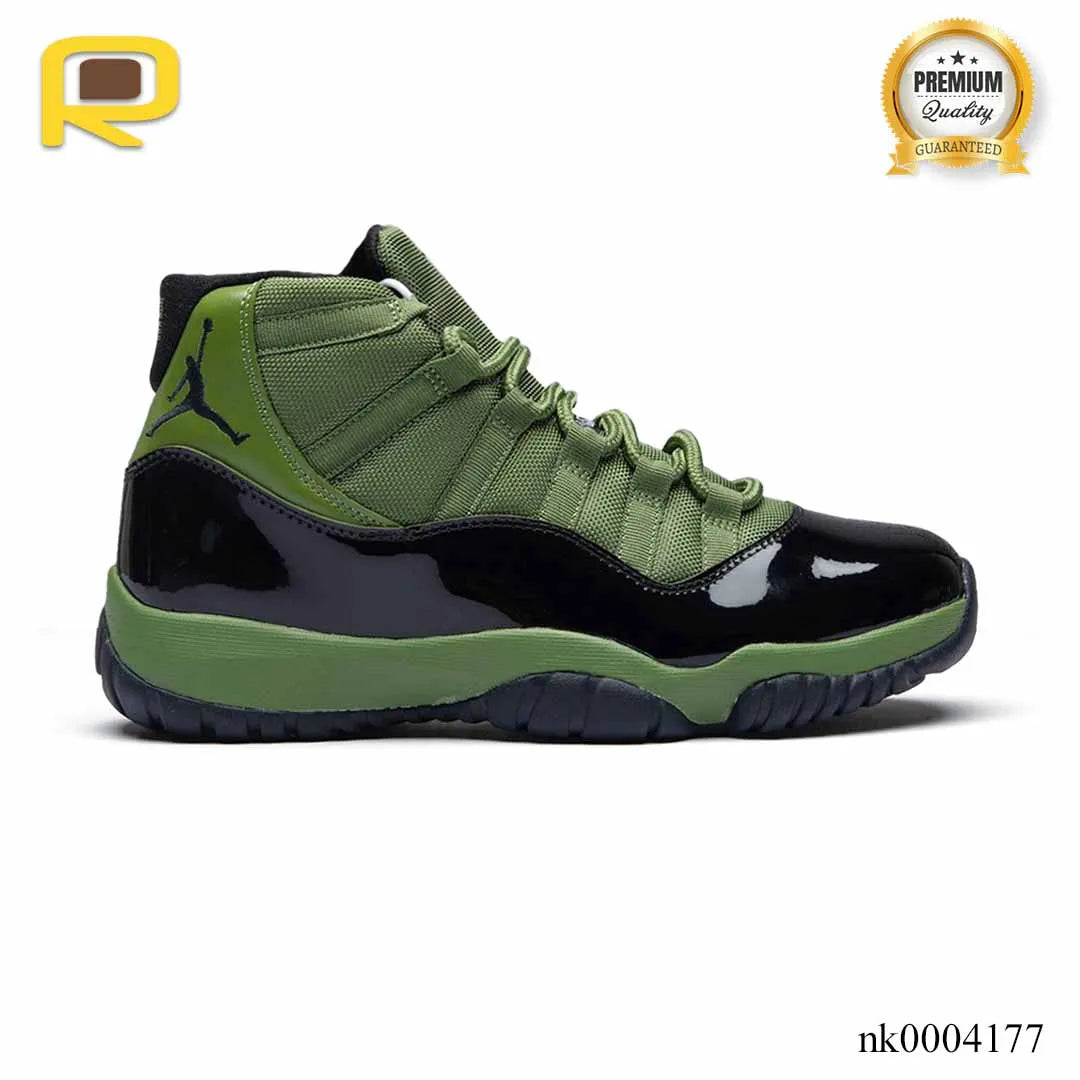 AJ 11 Retro Olive and Black Shoes Sneakers - nk0004177 image 0