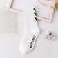 Men Socks Cotton Cartoon Pattern - white 3 butterfly image