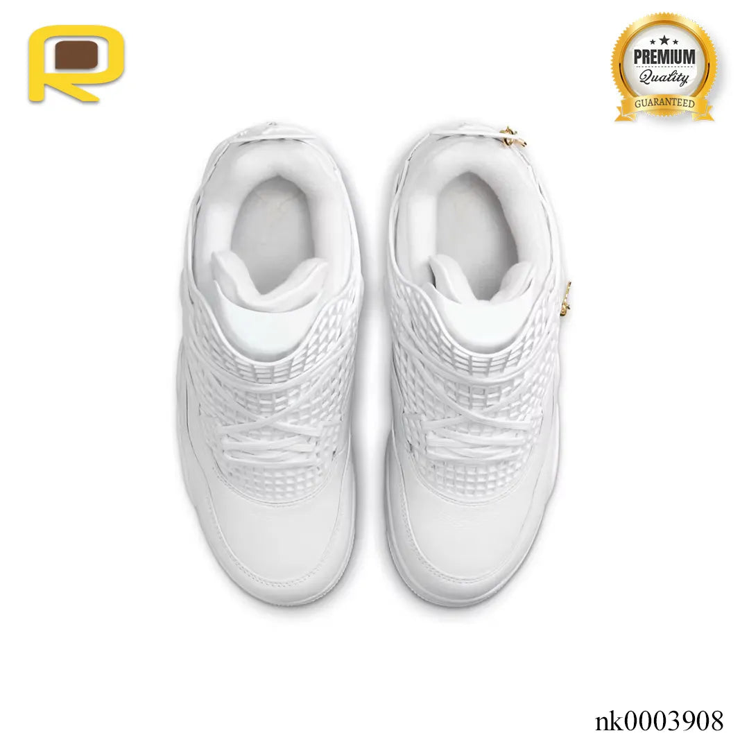 AJ 4 NET White Shoes Sneakers - nk0003908 image 3
