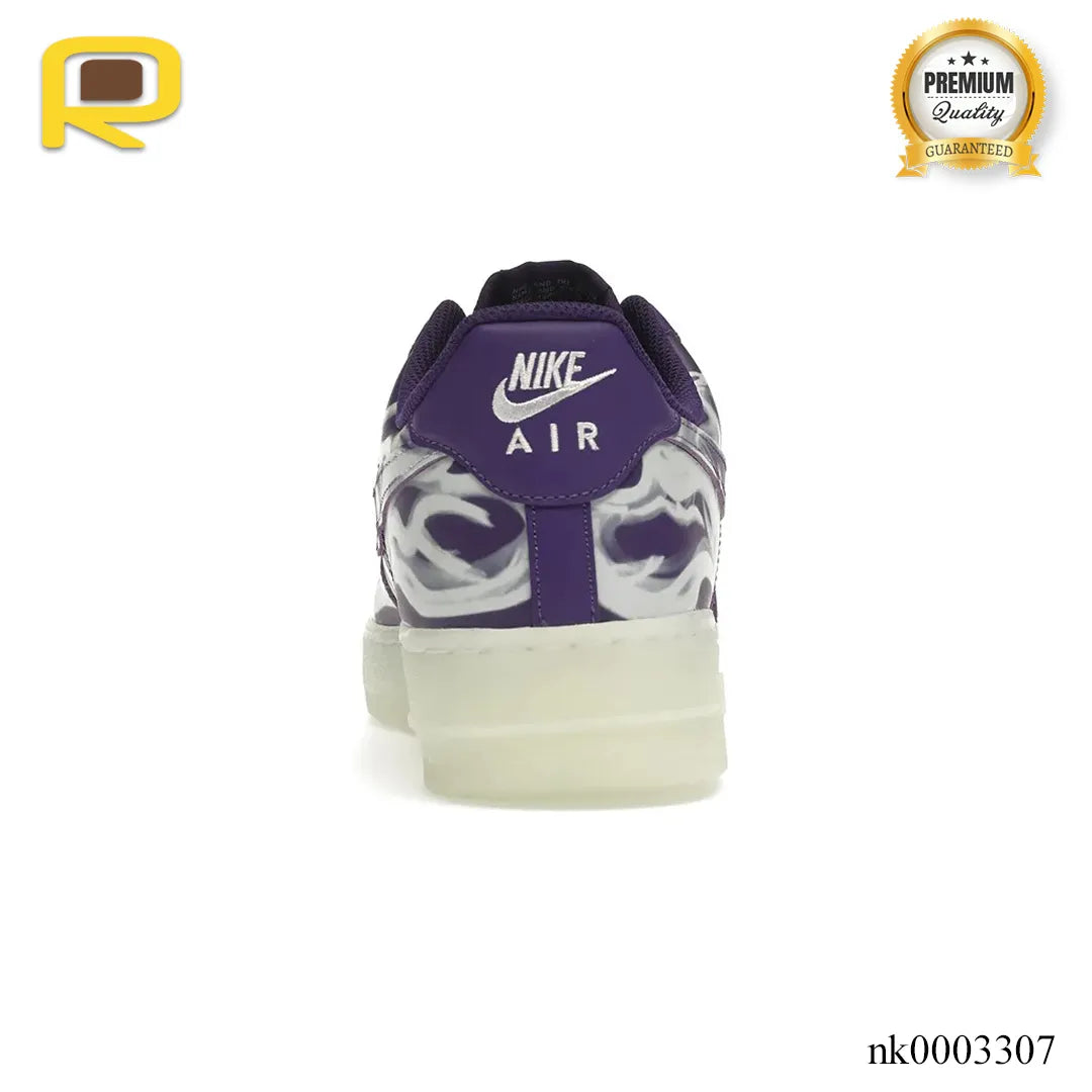 AF 1 Low Purple Skeleton Halloween Shoes Sneakers – nk0003307 image 4