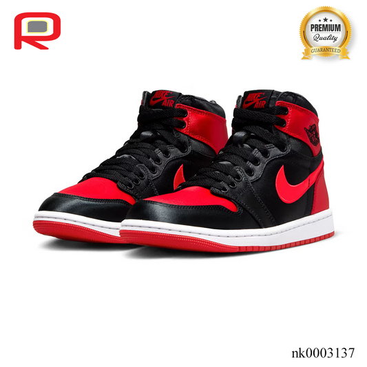 AJ 1 Retro High OG Satin Bred Shoes Sneakers - nk0003137 image 2