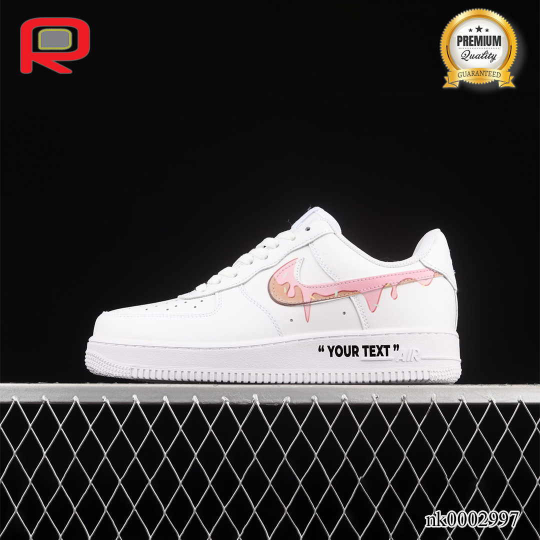 AF 1 07 Low Valentine's Day White Mandarin Duck Custom Shoes Sneakers - nk0002997 image 0