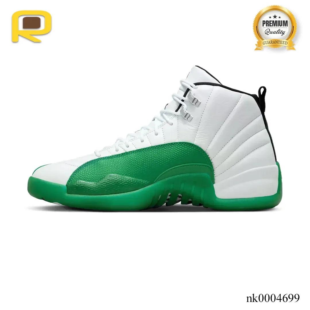 AJ 12 Bucks White Green Shoes Sneakers - nk0004699 image 1