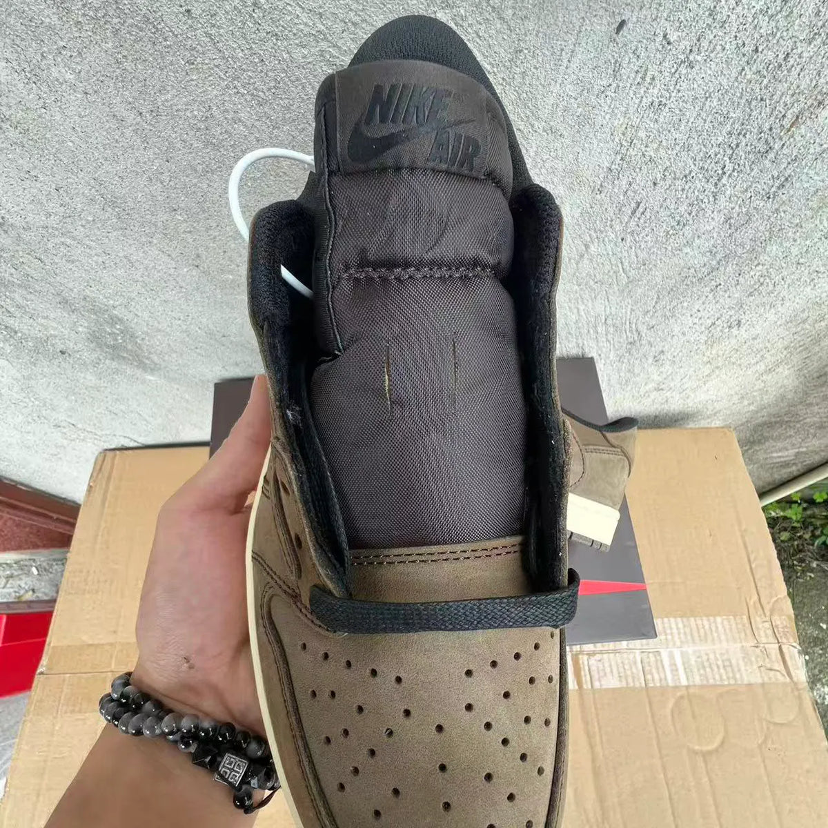 Travis Scott's AJ 1 Low "Mocha" Shoes Sneakers - nk0005241 image 8