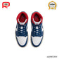 AJ 1 Mid French Blue Gym Red Shoes Sneakers - nk0002884 image 3