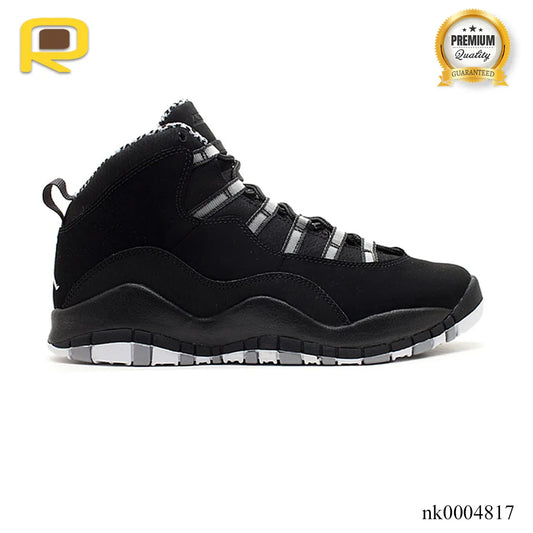 AJ 10 Black And White Stealth Shoes Sneakers - nk0004817 image 0