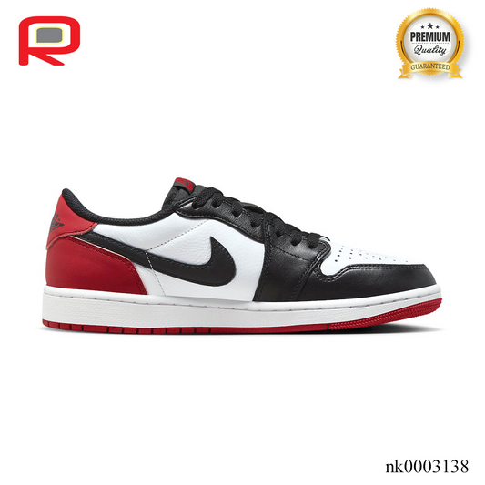 AJ 1 Low OG Black Toe Shoes Sneakers - nk0003138 image 0
