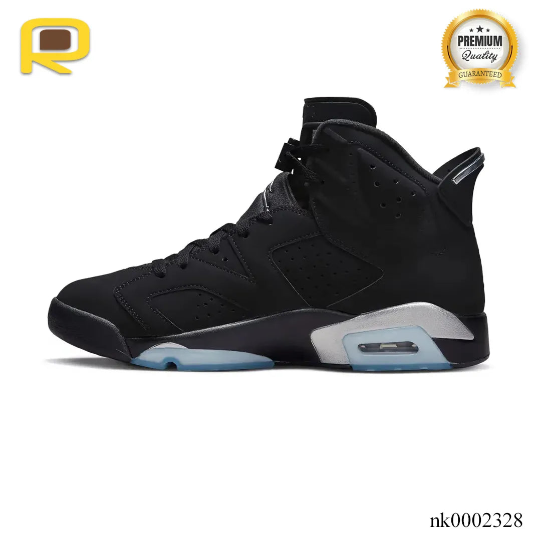AJ 6 Retro Metallic Silver Shoes Sneakers - nk0002328 image 1