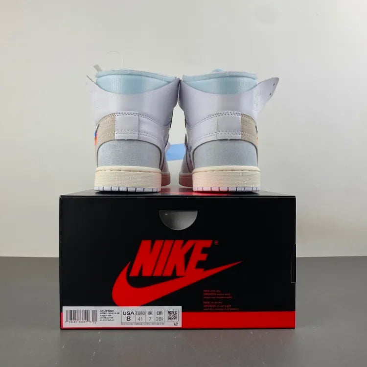 Virgil Abloh Archive x AJ 1 High OG 'Alaska' Shoes Sneakers – nk0004931 image 8