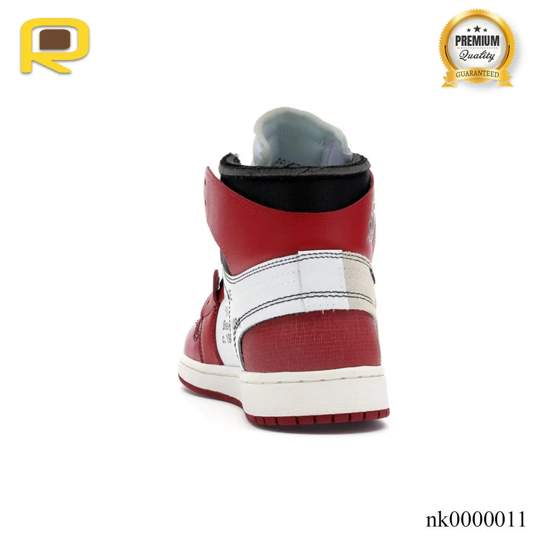 OW x AJ 1 High Chicago Shoes Sneakers – nk000011 image 2