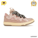 Lanvin Leather Curb Pink Gum Shoes Sneakers - la0000009 image 0