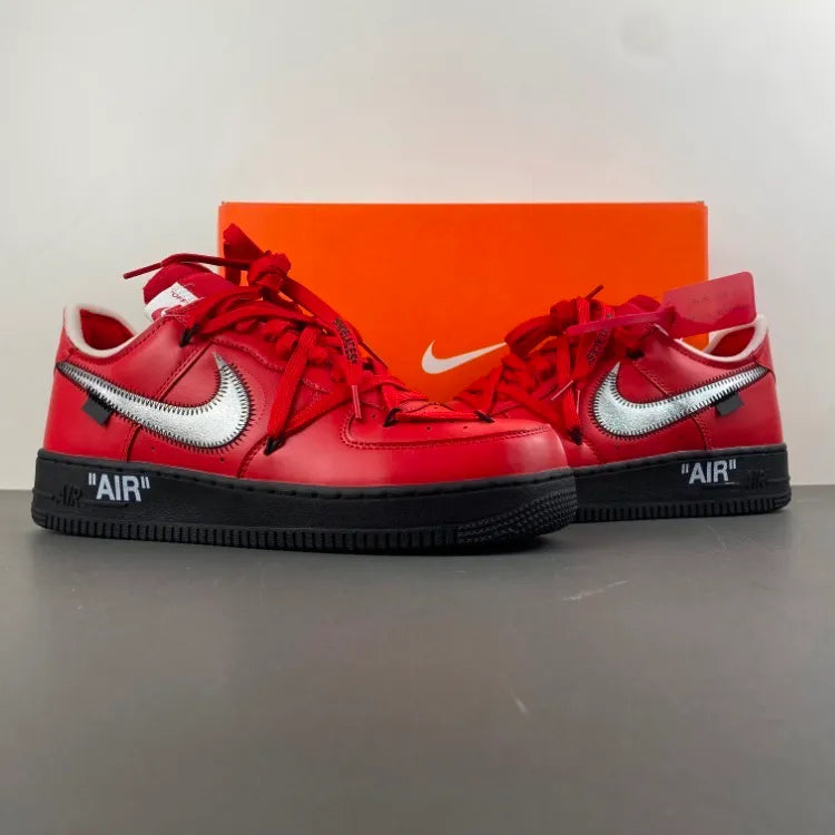 OW x AF 1 Low Crimson Sample Shoes Sneaker - nk0004572 image 12