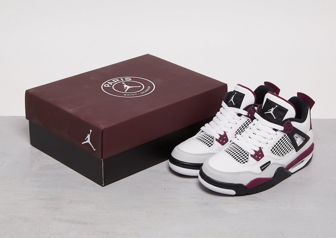 AJ 4 Retro PSG Paris Saint-Germain Shoes Sneakers - nk0000837 image 1