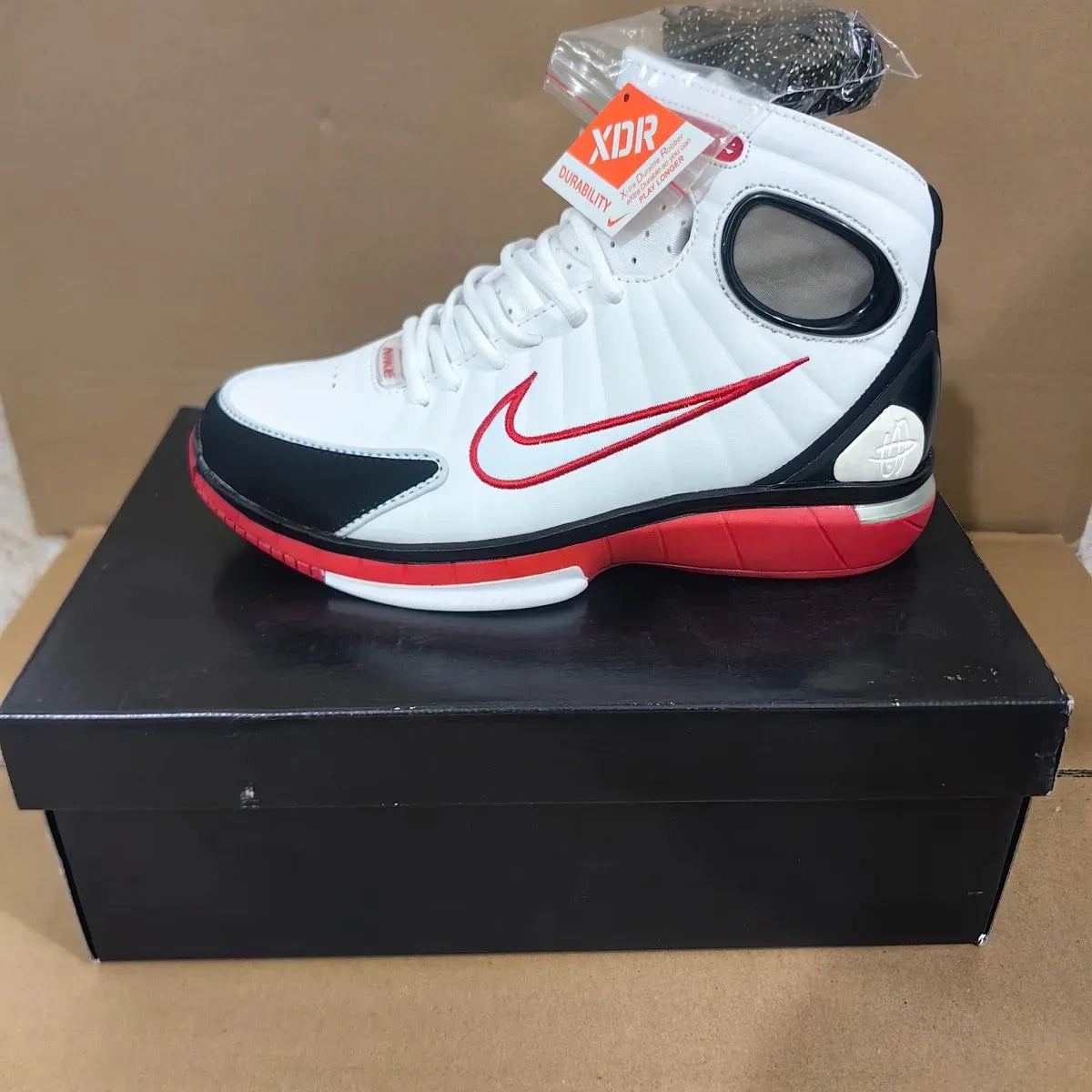 Air Zoom Huarache 2K4 White/Varsity Red Shoes Sneakers – nk0004796 image 8